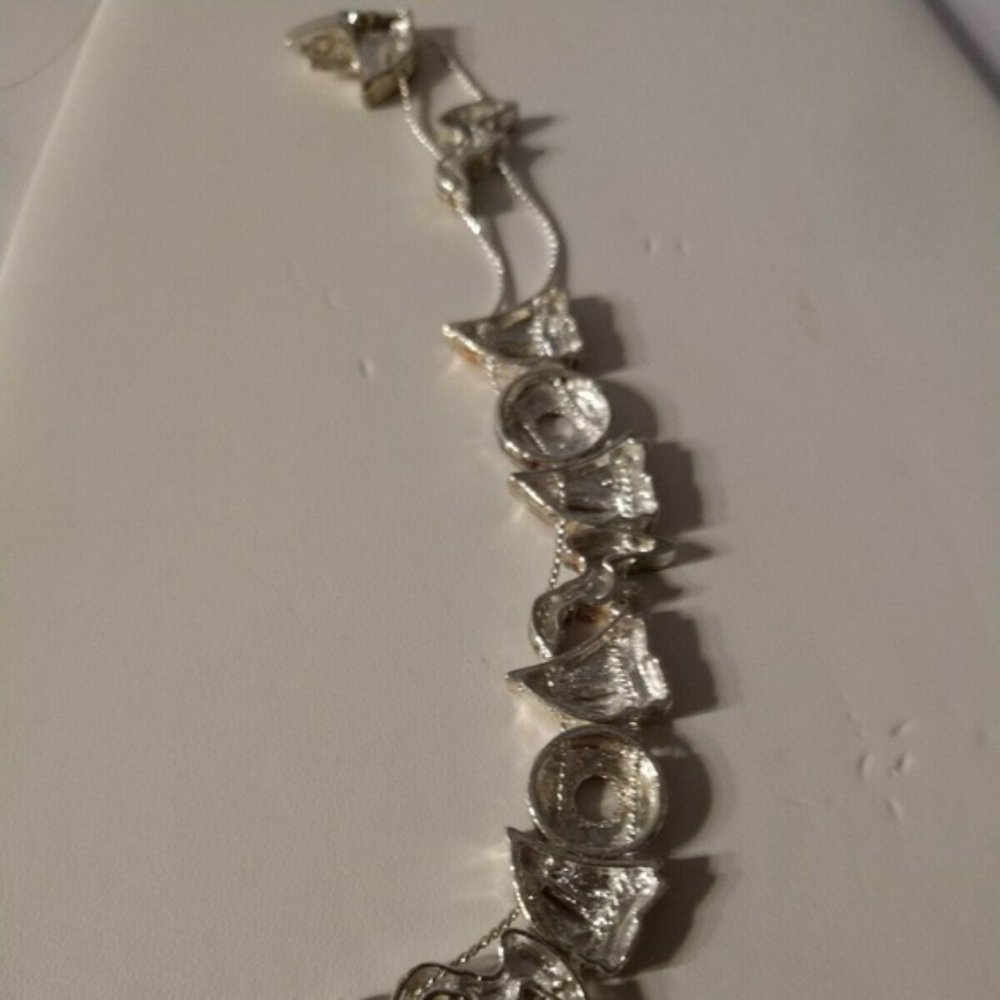 New Vintage Sailboats Slide Bracelet with Sliding Charms Silver Fold Over Clasp - Picture 8 of 10